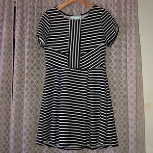 Black and white dress